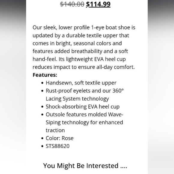 Sperry Topsider Starfish Rose Pink Boat Slip On Casual Sun Loafer Shoe Women 9.5 - Picture 12 of 13